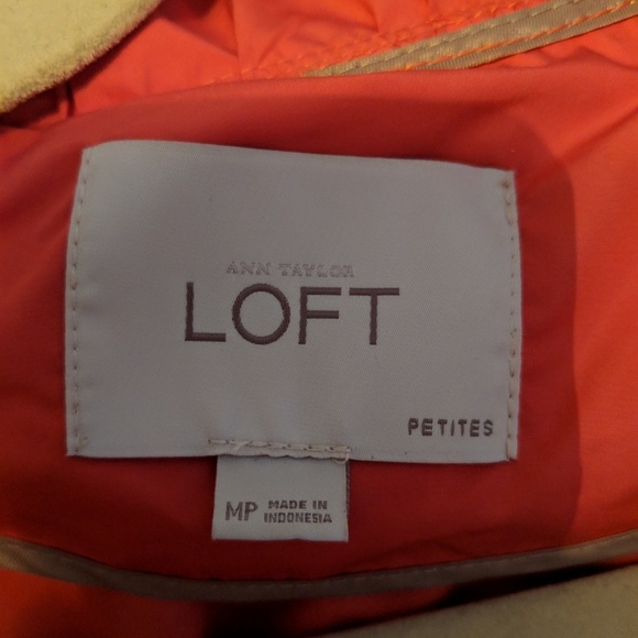 Ann Taylor Loft Orange Spring Jacket - Picture 2 of 4